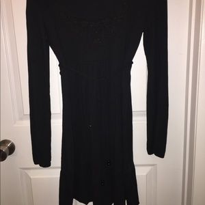 Black simple dress